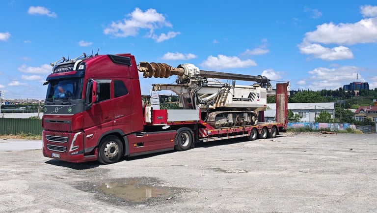 Metso Konkasör (Taş Kırma) tesisi taşıma ve proje lojistiği