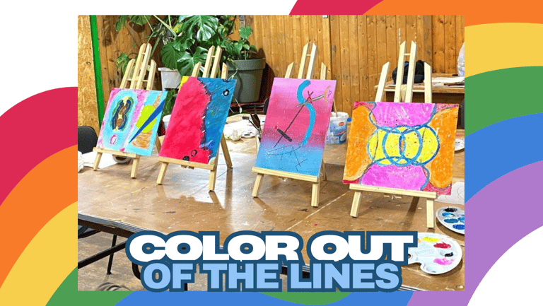 queer art painting workshop
