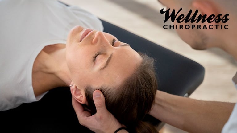 Visual representation of headache and neck pain treament