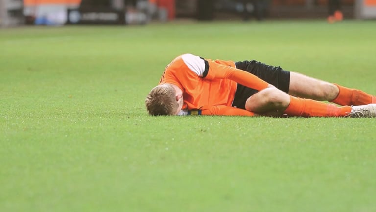 Blessure d'un sportif