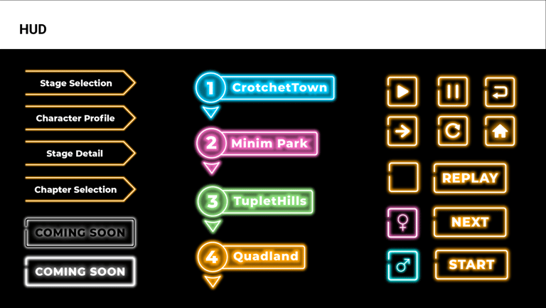 SwipeBeat HUD
