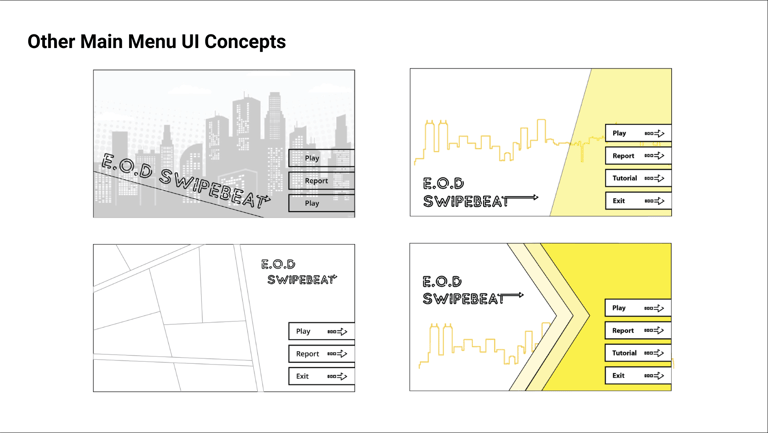 Other Main Menu UI Concepts