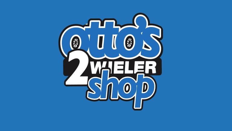 Het logo van Otto's Tweewielershop.