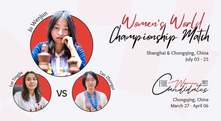 China to host Women's Candidates Final and Women's World Championship Match