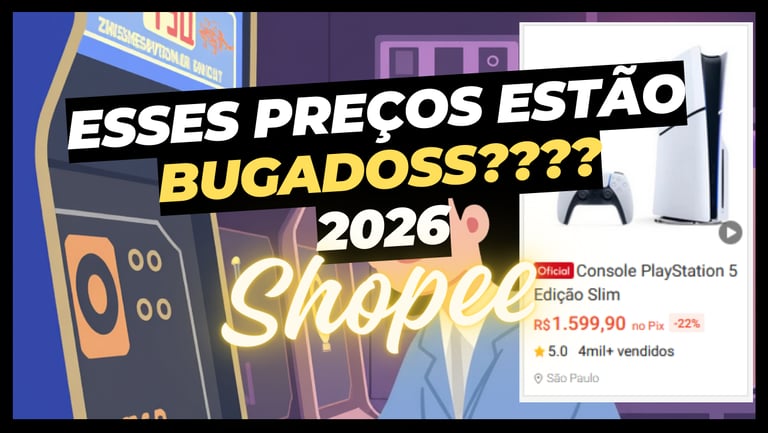 preços bug shopee 2026