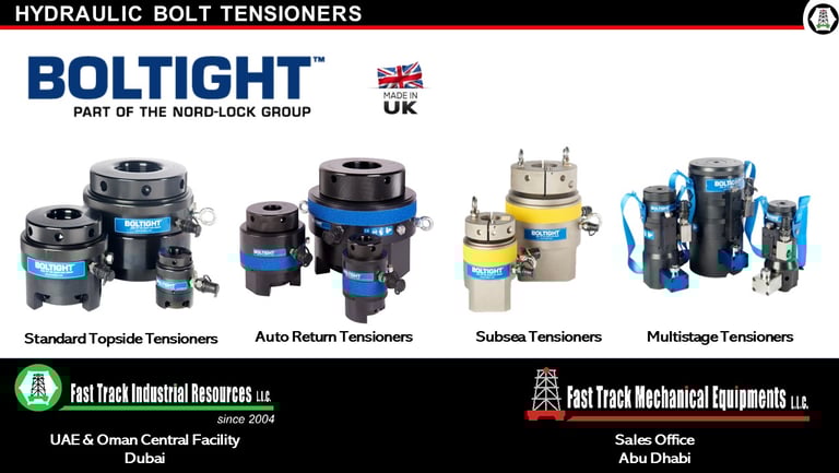 BOLTIGH BOLT TENSIONERS UAE | INFO@FASTTRACKINDUSTRIAL.COM