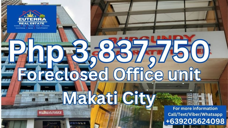Foreclosed Office Unit Makati City