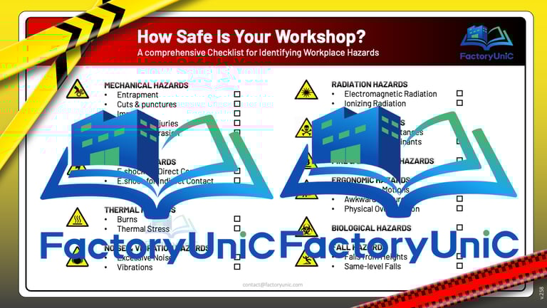 Health&Safety - Hazards in a Workshop