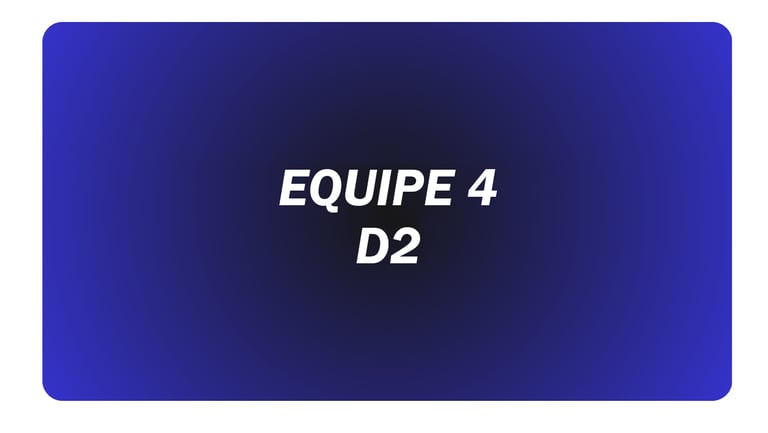 Equipe 4 - D2