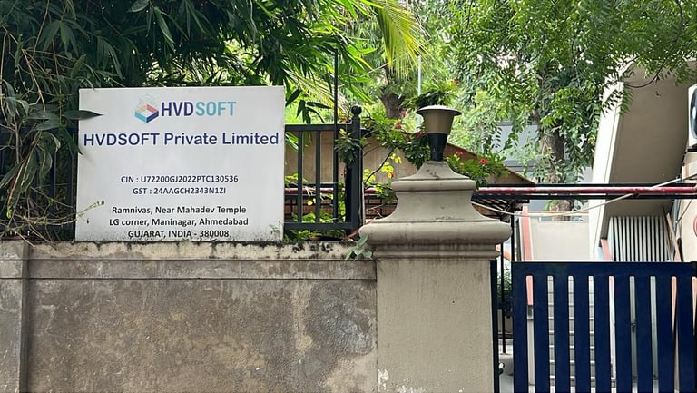 HVDSOFT Pvt. Ltd. - Registered Office