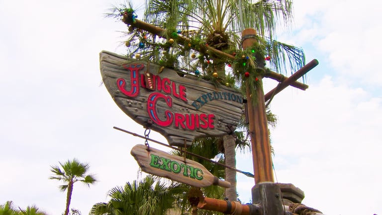 Jingle Cruise sign