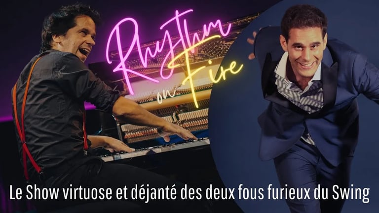 Aurélien Lehmann et Pierre-Yves Plat pour le spectacle Rhythm on Fire