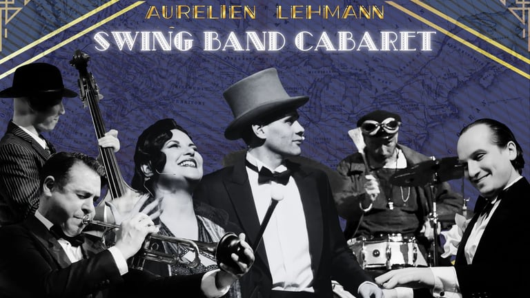 Aurélien Lehmann et son Swing Band Cabaret - Le Spectacle musical Années 20 entre jazz et comédie