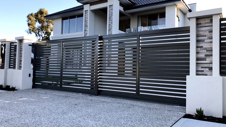 see through non see through gate