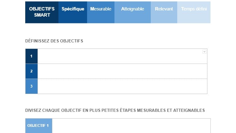 objectif professionnel exemple gratuit
