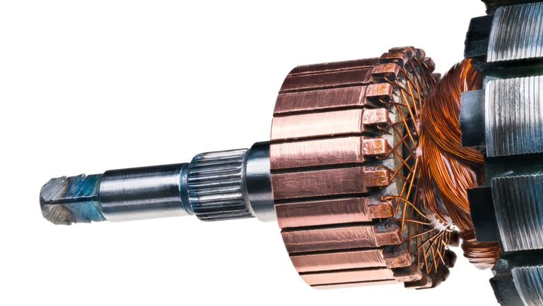 a close up of a large metal gearwheel