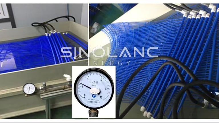 Capillary Tube Mat Pressure Test & Leak Detection