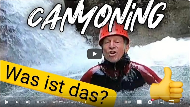 Was heißt Canyoning?