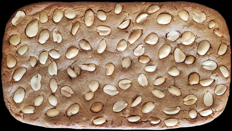 Peanut Butter Bread with Toppings