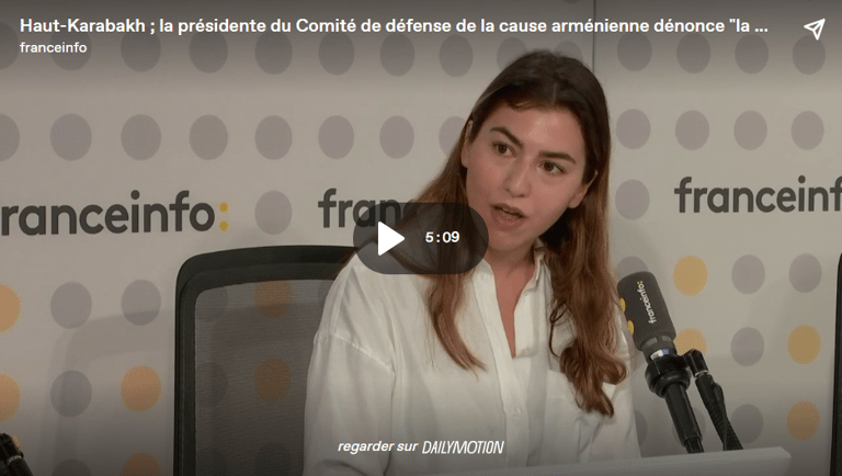 La présidente du Comité de défense de la cause arménienne dénonce la complicité de l'UE