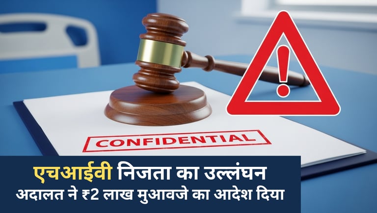 HIV patient privacy violation case; Chhattisgarh High Court orders ₹2 lakh compensation