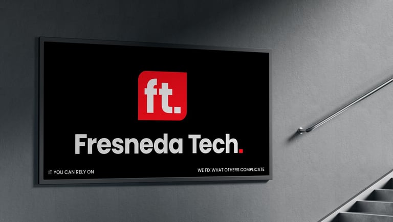 Logotipo com estilo geométrico para empresa de tecnologia por Acebal Santana.