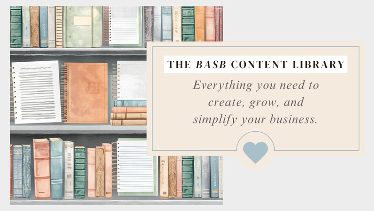 Stay at home mom creating consistent social media posts with templates