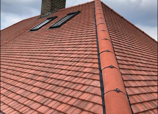 Ridge tiles replaced