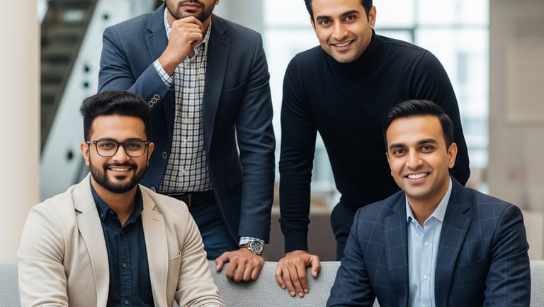 A group of happy, high achieving, professionals