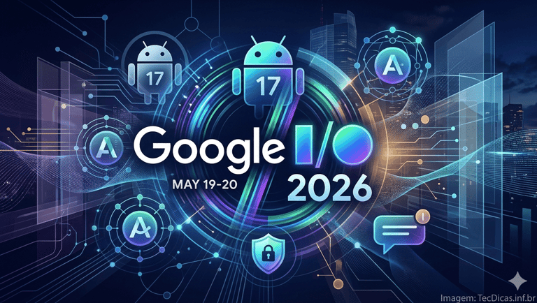 Google I/O 2026: O Guia Definitivo sobre o Android 17 e a Revolução da Busca por Intenção
