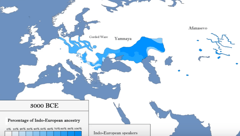 First state of Indo-European expansion 3000 BCE