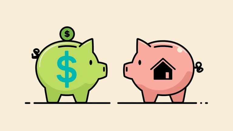 dois porquinhos de guardar moeda