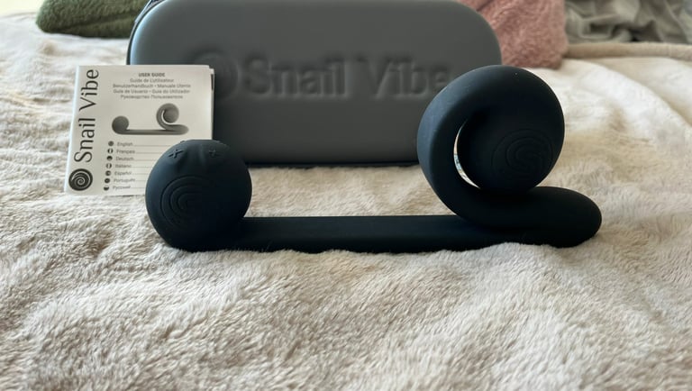 Snail Vibe dual-stimulation vibrator with spiral design.