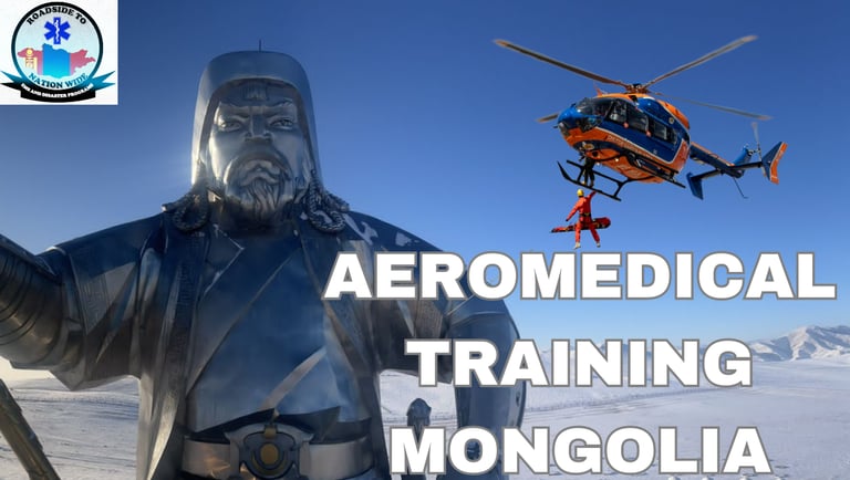 mongolia aeromedical helicopter