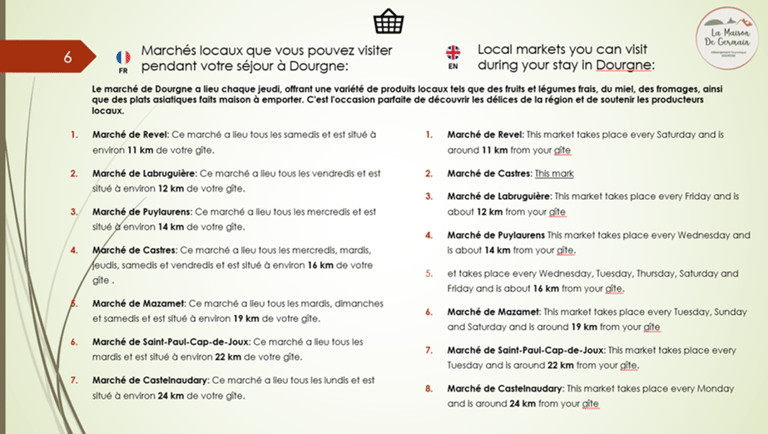Page 6 du Petit guide Touristique de la Maison de Germain