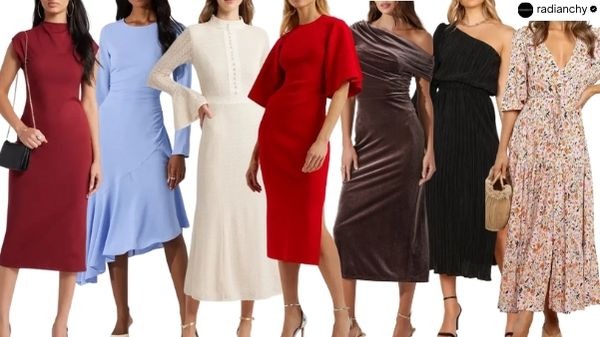 midi dresses for ladies