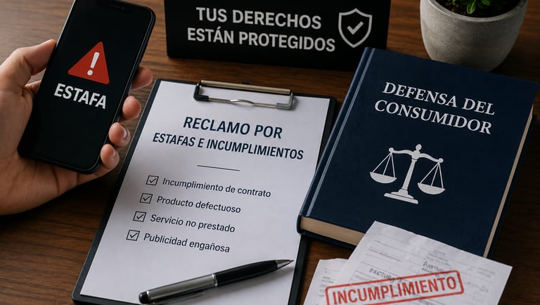 Abogado de defensa del consumidor en Córdoba para reclamos por estafas e incumplimientos comerciales