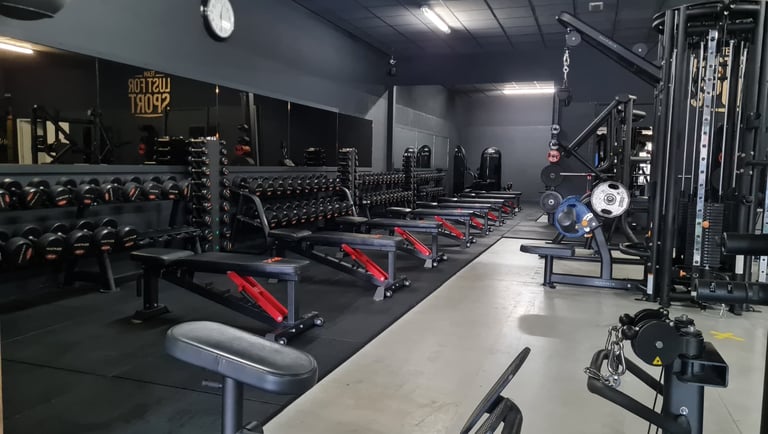 De sportschool waar Fysio Performance Texel werkt.