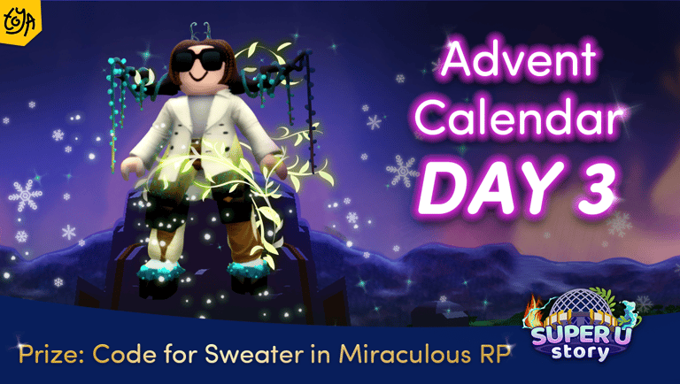 Advent Calendar twitter banner Roblox game