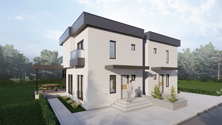 Muğla'nın Bodrum ilçesinde içerisinde at çiftliği ve müstakil evlerin bulunduğu inşaat projesi.