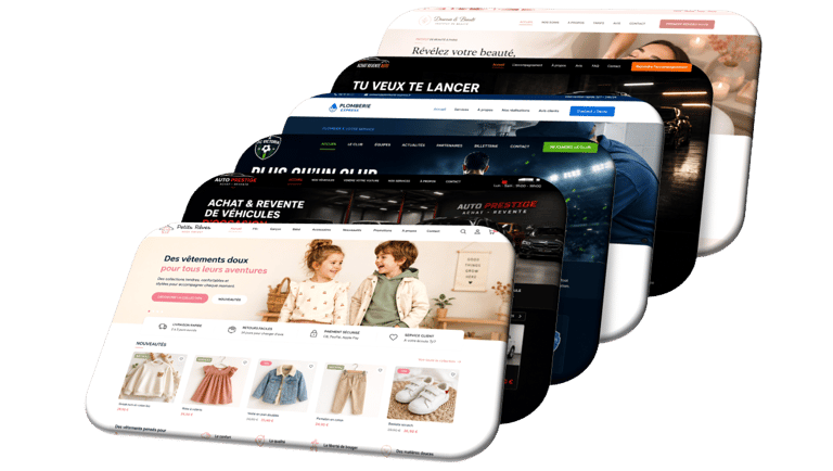 Exemples de sites internet à petits prix