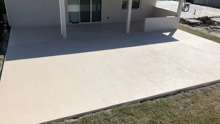Concrete patio in Warner Robins, GA