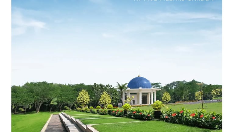 Ashar Mansion khusus Muslim di San Diego Hills, area makam sesuai syariat, rapi, dan tenang.