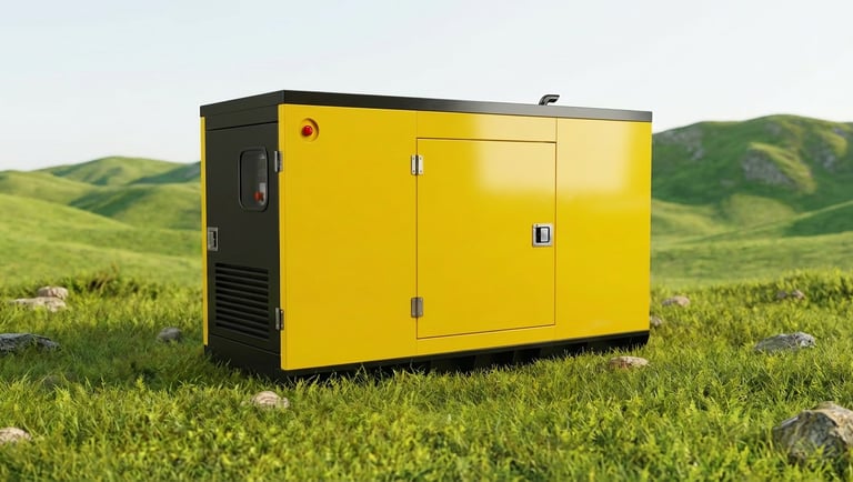 Generator outside