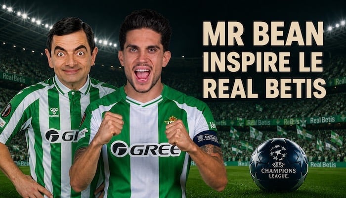Mr Bean et Marc Bartra coéquipiers d'un jour !