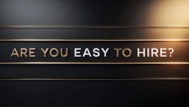 a black and gold sign that says are you ready to be a professional