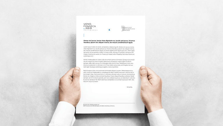 Projeto Ueno & Kompier Abib – Projeto de Identidade Visual feito pelo Estúdio Criativo Voluca