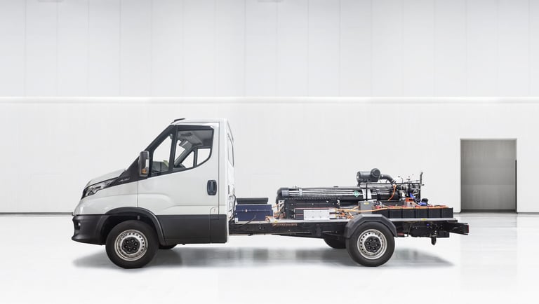 H2lix demonstrator hydrogen powered light commercial vehicle