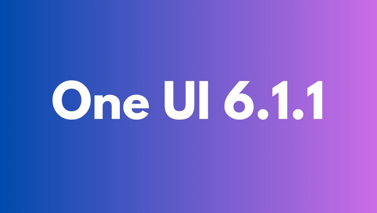 oneui 6.1.1 naujienos