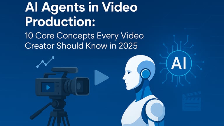 a robot with a camera and a video camera, 10 core concepts every video creator should know